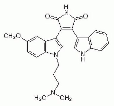 G&#246; 6983 A potent, cell-permeable, reversible, and ATP-competitive inhibitor of protein kinase C (PKC) that inhibits several PKC isozymes.