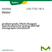 Water gradient grade, Meets Reagent Specifications for testing USP/NF monographs OmniSolv&#174;