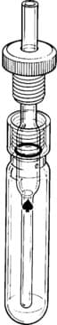 Ace pressure tubes with plunger valves and thermowells capacity ~15&#160;mL