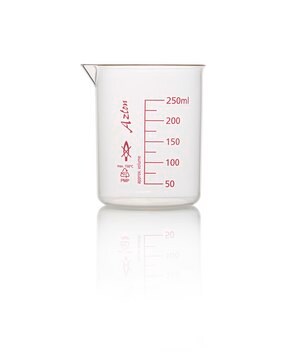 Azlon Graduated Griffin-Style Low Form Beakers polymethylpentene, capacity 250&#160;mL