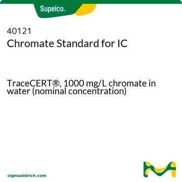 Chromate Standard for IC TraceCERT&#174;, 1000&#160;mg/L chromate in water (nominal concentration)