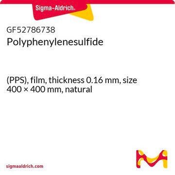 Polyphenylenesulfide (PPS), film, thickness 0.16&#160;mm, size 400 × 400&#160;mm, natural