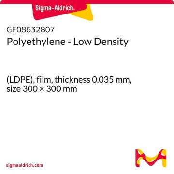 Polyethylene - Low Density (LDPE), film, thickness 0.035&#160;mm, size 300 × 300&#160;mm