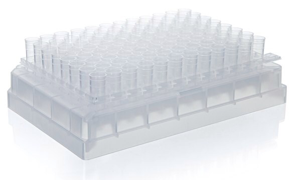 BRAND&#174; full rack with lid and tubes Includes 96 coded 0.65 mL tubes