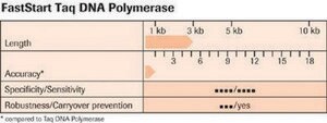 FastStart&#8482; Taq DNA Polymerase, 5 U/&#956;l dNTPs included: no, hotstart, suitable for PCR
