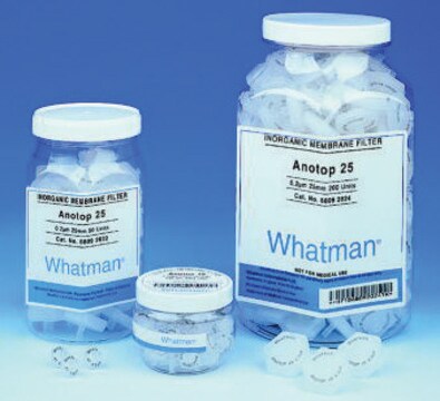 Whatman&#174; Anotop&#174; 25 syringe filters 0.2 &#956;m, 50/pk