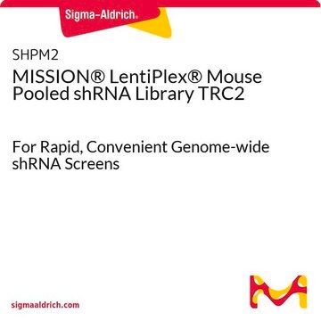 MISSION&#174; LentiPlex&#174; Mouse Pooled shRNA Library TRC2 For Rapid, Convenient Genome-wide shRNA Screens