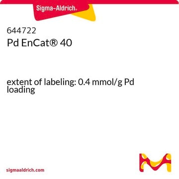 Pd EnCat&#174; 40 extent of labeling: 0.4&#160;mmol/g Pd loading