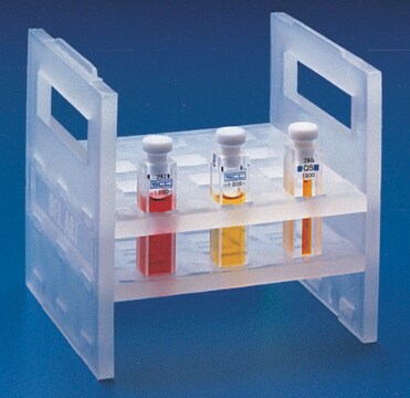 Cuvette rack Holds 12 cuvettes