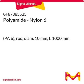 Polyamide - Nylon 6 (PA 6), rod, diam. 10&#160;mm, L 1000&#160;mm
