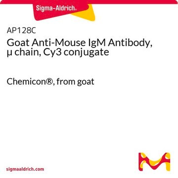 Goat Anti-Mouse IgM Antibody, &#181; chain, Cy3 conjugate Chemicon&#174;, from goat