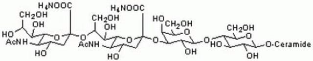 Ganglioside GD&#8323;, Disialo, Diammonium Salt, Bovine Buttermilk Has been characterized as one of the most important tumor-specific antigens in individuals with malignant melanoma.