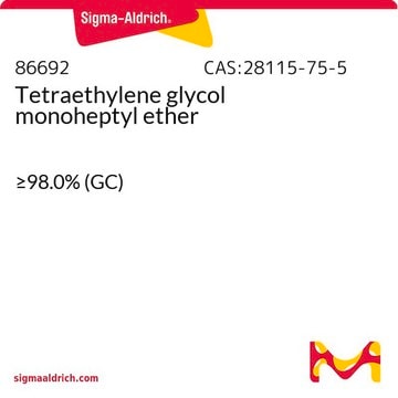 Tetraethylene glycol monoheptyl ether &#8805;98.0% (GC)