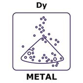 Dysprosium powder, 5g, max. particle size 500 micron, 99.9%