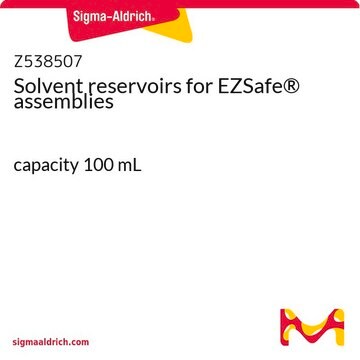 Solvent reservoirs for EZSafe&#174; assemblies capacity 100&#160;mL