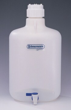 Polypropylene carboy with spigot size 10&#160;L