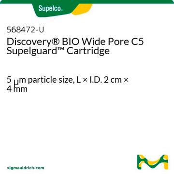 Discovery&#174; BIO Wide Pore C5 Supelguard Cartridge 5&#160;&#956;m particle size, L × I.D. 2&#160;cm × 4&#160;mm