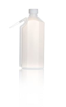 Azlon Wash Bottles with Integral Spout low-density polyethylene bottle, capacity 500&#160;mL