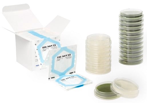 ReadyPlate&#8482; 55 KIT m Green Agar suitable for detection, filtration, box of 150&#160;sets 55 mm plates and membrane filters