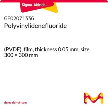Polyvinylidenefluoride (PVDF), film, thickness 0.05&#160;mm, size 300 × 300&#160;mm