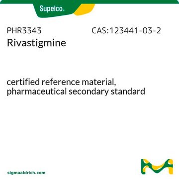 Rivastigmine certified reference material, pharmaceutical secondary standard