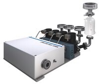 MAS-100 Iso MH&#174; Remote Microbial Air Sampler Pre-assembled for four heads with USB, digital I/O and Ethernet interfaces