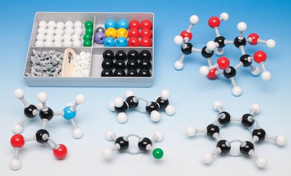 Molymod&#174; molecular model set classroom set, basic organic chemistry