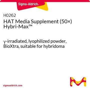 HAT Media Supplement (50×) Hybri-Max&#8482; &#947;-irradiated, lyophilized powder, BioXtra, suitable for hybridoma