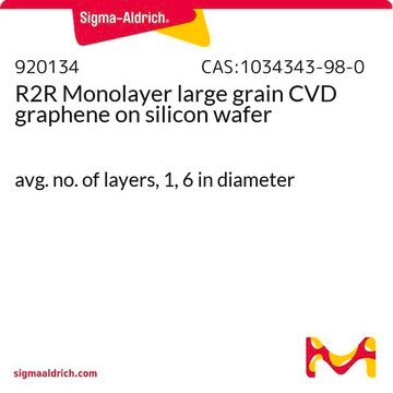 R2R Monolayer large grain CVD graphene on silicon wafer 6 in diameter, avg. no. of layers, 1