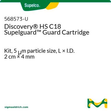 Discovery&#174; HS C18 Supelguard Guard Cartridge Kit, 5&#160;&#956;m particle size, L × I.D. 2&#160;cm × 4&#160;mm