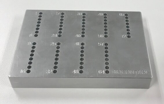 GDS Aluminum Cooling Block, 72 Well BioControl Systems, for use with GDS Rotor-Gene&#174;