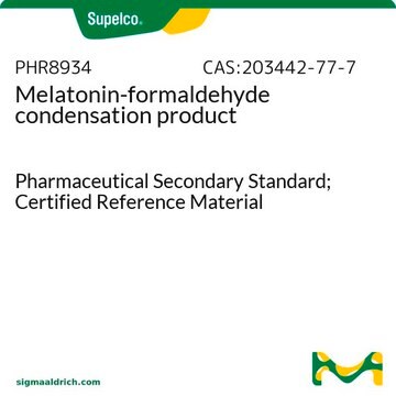 Melatonin-formaldehyde condensation product Pharmaceutical Secondary Standard; Certified Reference Material