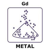 Gadolinium powder, 500 max. part. size (micron), weight 10&#160;g, purity 99.9%
