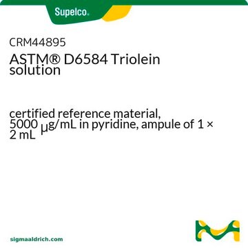 ASTM&#174; D6584 Triolein solution certified reference material, 5000&#160;&#956;g/mL in pyridine, ampule of 1 × 2&#160;mL