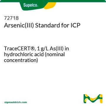 Arsenic(III) Standard for ICP TraceCERT&#174;, 1&#160;g/L As(III) in hydrochloric acid (nominal concentration)