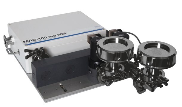 MAS-100 Iso MH&#174; Remote Microbial Air Sampler Pre-assembled for two heads with USB, digital I/O and ProfiBus interfaces