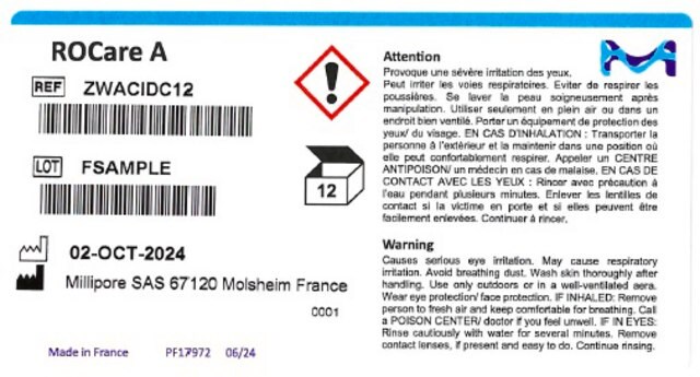 ROCare A Acid cleaning chemical removes scaling from RO membranes
