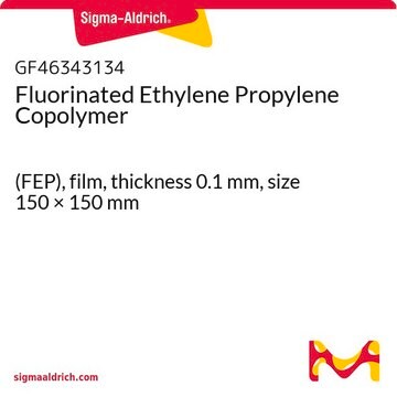 Fluorinated Ethylene Propylene Copolymer (FEP), film, thickness 0.1&#160;mm, size 150 × 150&#160;mm