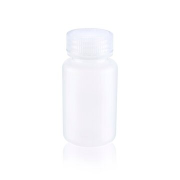 Wheaton&#174; Leak Resistant Bottle capacity 125&#160;mL, polypropylene bottle, natural bottle, wide-mouth bottle, bottle diam. × H 51&#160;mm × 98&#160;mm, 38-410