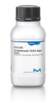 Middlebrook 7H10 Agar Base suitable for microbiology, NutriSelect&#174; Plus, for use in isolation and cultivation of Mycobacterium species