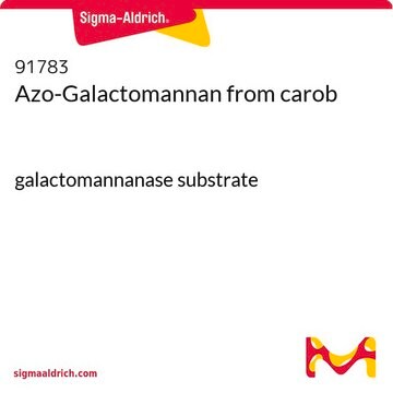 Azo-Galactomannan from carob galactomannanase substrate