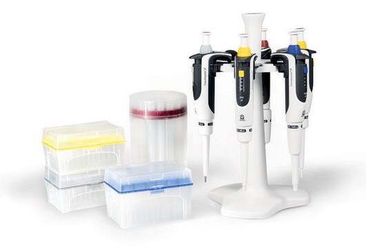 BRAND&#174; Transferpette&#174; S Pipette Starter Kit volume × volume × volume (100-1000&#160;&#956;L) (500-5000&#160;&#956;L) (1000-10000&#160;&#956;L), single-channel, Adjustable volume, Mechanical, 3 shelf mounts