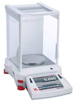 Ohaus&#174; Explorer&#174; Precision Balance Model EX423/E, weighing capacity 420&#160;g, resolution: 0.001&#160;g, AC/DC input 220/240 V, UK plug