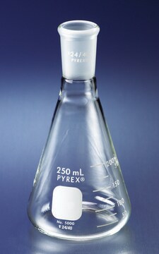 Pyrex&#174; narrow-mouth Erlenmeyer flask with joint capacity 50&#160;mL