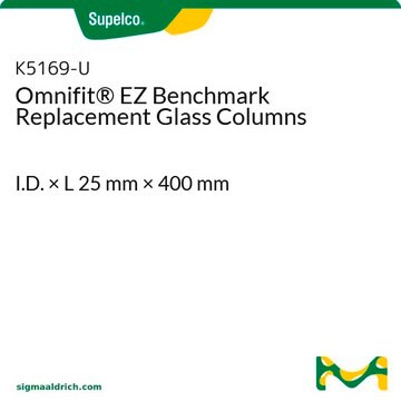 Omnifit&#174; EZ Benchmark Replacement Glass Columns I.D. × L 25&#160;mm × 400&#160;mm