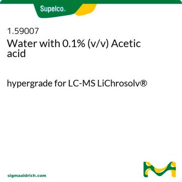 Water with 0.1% (v/v) Acetic acid hypergrade for LC-MS LiChrosolv&#174;