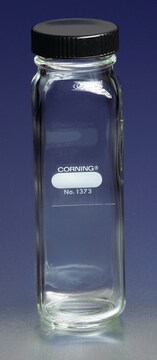 Corning&#174; wide mouth graduated milk dilution bottle capacity 160&#160;mL, screw cap