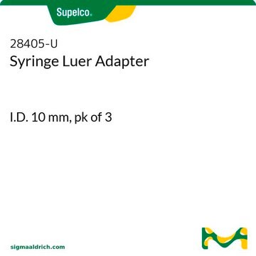 Syringe Luer Adapter I.D. 10&#160;mm, pk of 3