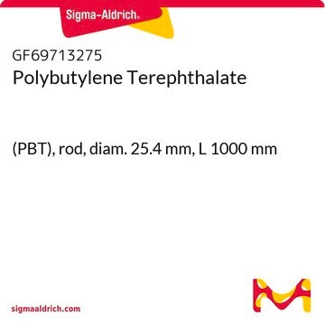 Polybutylene Terephthalate (PBT), rod, diam. 25.4&#160;mm, L 1000&#160;mm