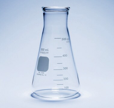 Pyrex&#174; Erlenmeyer flask, wide neck, heavy duty, with printed trace code 125&#160;mL